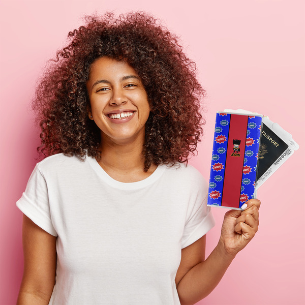 Superhero Vinyl Document Holder - LIFESTYLE