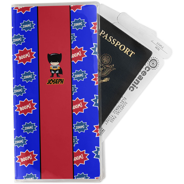 Custom Superhero Travel Document Holder