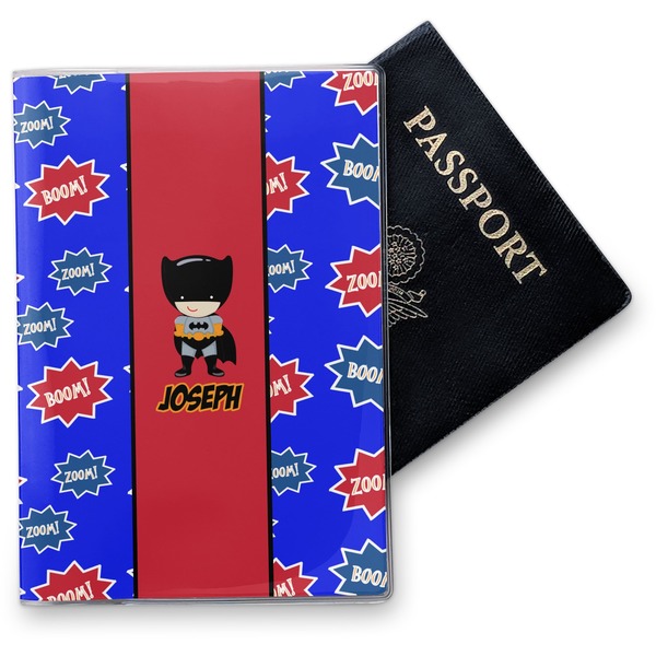 Custom Superhero Vinyl Passport Holder (Personalized)