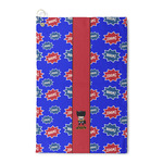 Superhero Waffle Weave Golf Towel (Personalized)