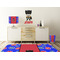 Superhero Wall Graphic Decal Wooden Desk