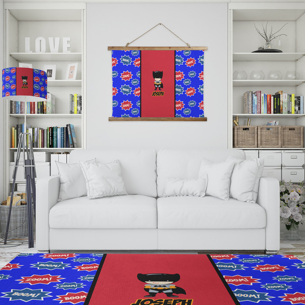 Superhero Wall Hanging Tapestry - IN CONTEXT