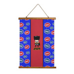 Superhero Wall Hanging Tapestry - Tall (Personalized)