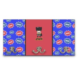Superhero Wall Mounted Coat Rack (Personalized)