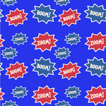 Superhero Wallpaper & Surface Covering (Water Activated 24"x 24" Sample)