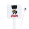 Superhero Square Plastic Stir Sticks (Personalized)