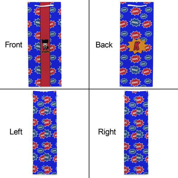 Superhero Wine Gift Bag - Gloss - Approval