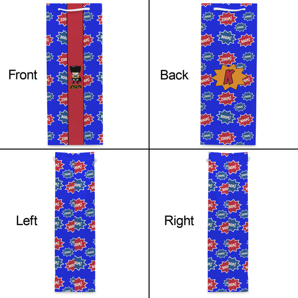 Superhero Wine Gift Bag - Matte - Approval