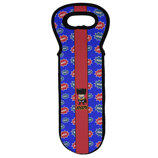 Custom Superhero Wine Tote Bag (Personalized)