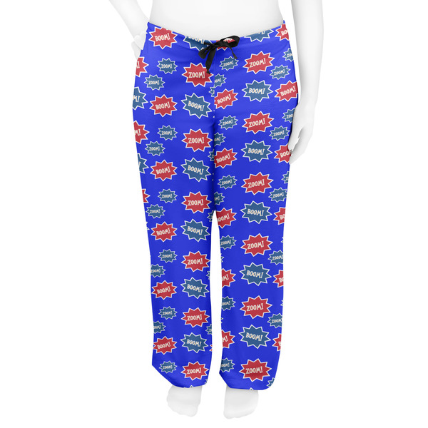 Superhero Women's Pj on model - Front