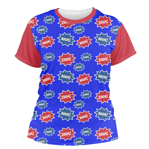 Custom Superhero Women's Crew T-Shirt - Small