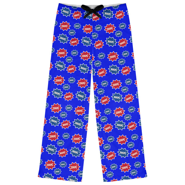 Custom Superhero Womens Pajama Pants - S
