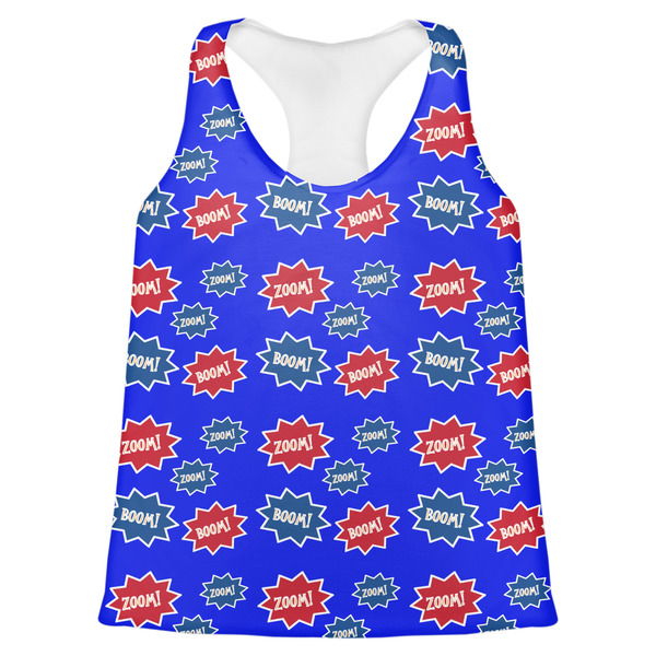 Custom Superhero Womens Racerback Tank Top - 2X Large