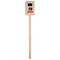 Superhero Wooden 6.25" Stir Stick - Rectangular - Single Stick