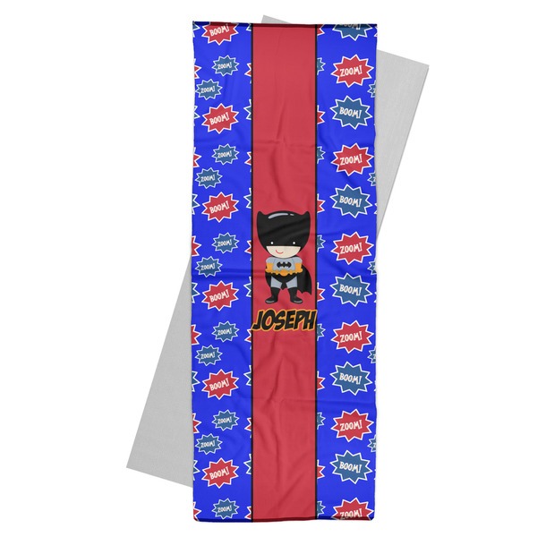 Custom Superhero Yoga Mat Towel (Personalized)