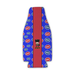 Superhero Zipper Bottle Cooler (Personalized)