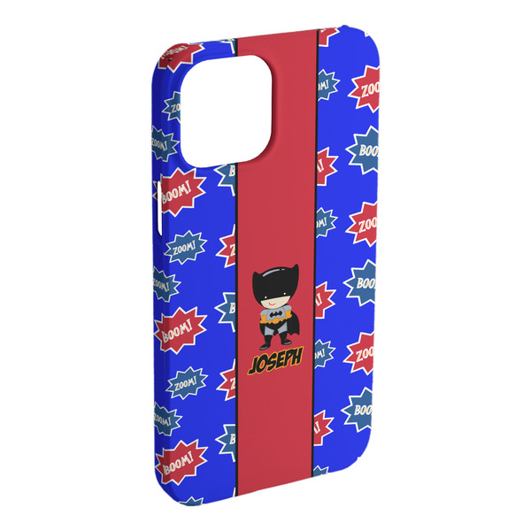 Custom Superhero iPhone Case - Plastic - iPhone 15 Plus (Personalized)