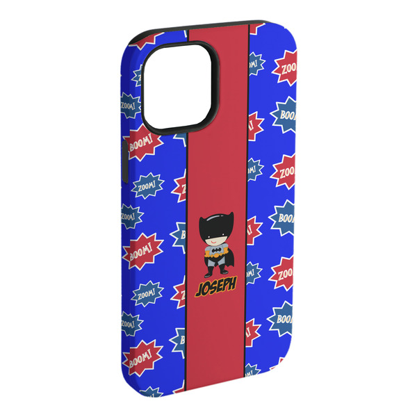 Custom Superhero iPhone Case - Rubber Lined (Personalized)