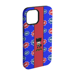 Superhero iPhone Case - Rubber Lined - iPhone 15 (Personalized)