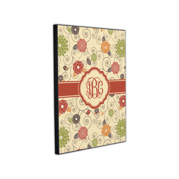 Fall Flowers 11x14 Wood Print - Angle View