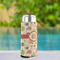 Fall Flowers Can Cooler - Tall 12oz - In Context