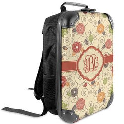 Fall Flowers Kids Hard Shell Backpack (Personalized)
