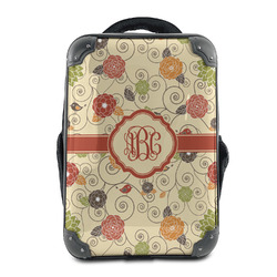 Fall Flowers 15" Hard Shell Backpack (Personalized)