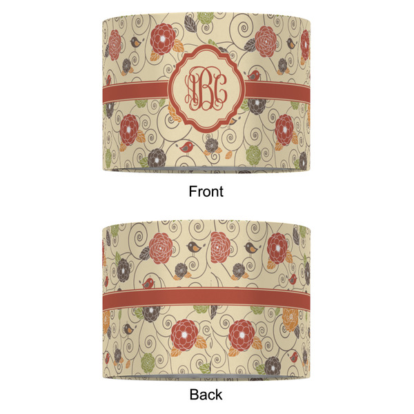 Fall Flowers 16" Drum Lampshade - APPROVAL (Fabric)