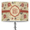 Fall Flowers 16" Drum Lampshade - ON STAND (Poly Film)