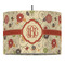 Fall Flowers Drum Pendant Lamp (Personalized)