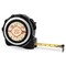 Fall Flowers 16 Foot Black & Silver Tape Measures - Front