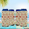 Fall Flowers 16oz Can Sleeve - Set of 4 - LIFESTYLE