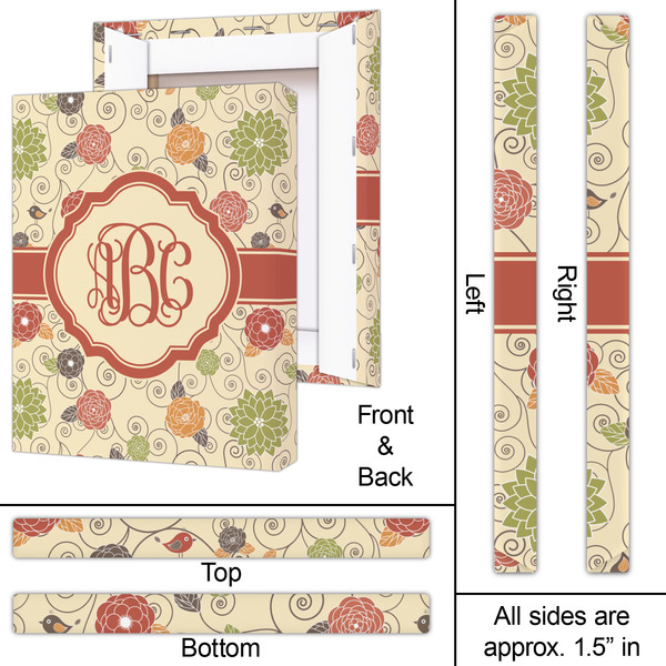 Fall Flowers 16x20 - Canvas Print - Approval