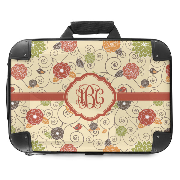 Custom Fall Flowers Hard Shell Briefcase - 18" (Personalized)