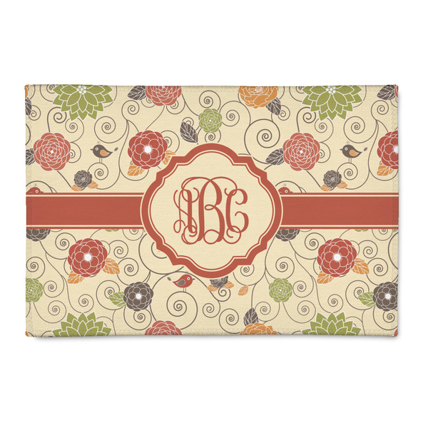 Custom Fall Flowers 2' x 3' Indoor Area Rug (Personalized)