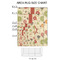 Fall Flowers 2'x3' Indoor Area Rugs - Size Chart