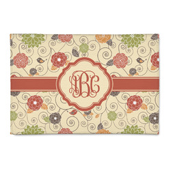 Fall Flowers Patio Rug (Personalized)