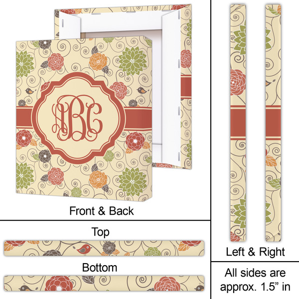 Fall Flowers 20x24 - Canvas Print - Approval