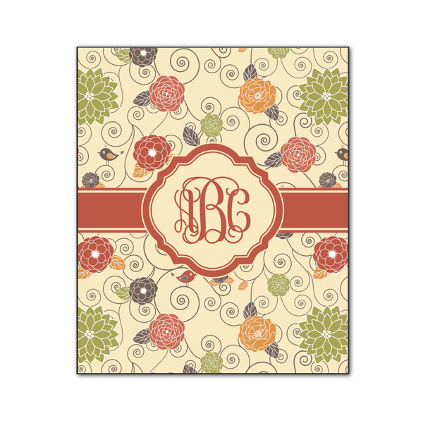 Fall Flowers 20x24 Wood Print - Front View