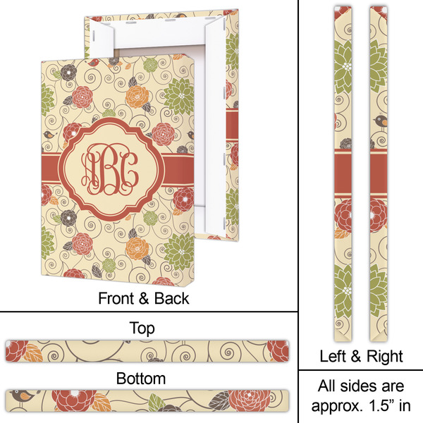 Fall Flowers 20x30 - Canvas Print - Approval