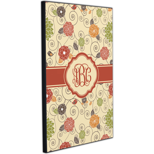 Fall Flowers 20x30 Wood Print - Angle View