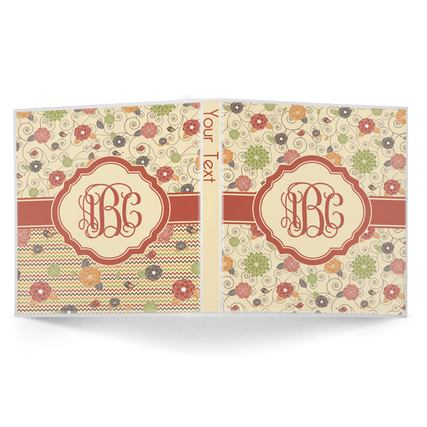 Fall Flowers 3-Ring Binder Approval- 1in