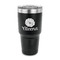 Fall Flowers 30 oz Stainless Steel Ringneck Tumblers - Black - FRONT