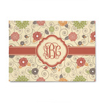 Fall Flowers 4' x 6' Patio Rug (Personalized)