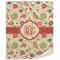 Fall Flowers Sherpa Throw Blanket (Personalized)