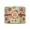 Fall Flowers 8" Drum Lampshade - FRONT (Fabric)