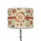 Fall Flowers 8" Drum Lampshade - ON STAND (Poly Film)