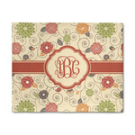 Fall Flowers 8' x 10' Indoor Area Rug (Personalized)