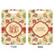 Fall Flowers Aluminum Luggage Tag (Front + Back)