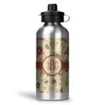 Fall Flowers Water Bottle - Aluminum - 20 oz (Personalized)